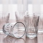 Hermia Set de Vasos de Vidrio Transparente 250 ml (3 Piezas)